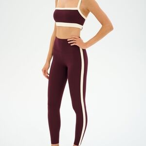 Splits59 Terracotta and White Leggings